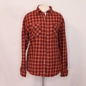 100% Cotton Maroon Plaid Pendleton Street Shirt